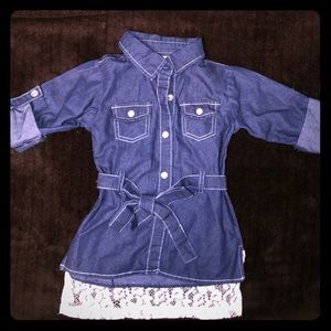 Girls Denim Dress